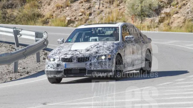 Fotos espía BMW Serie 3 2018 morro