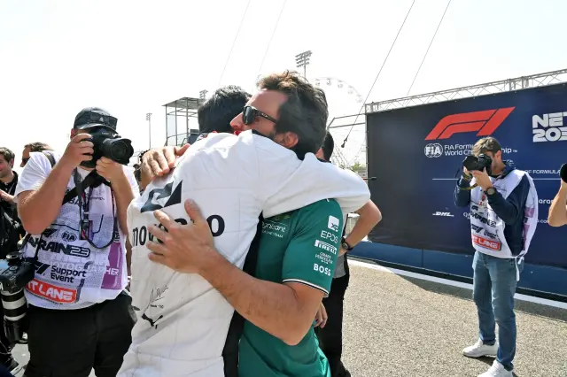 Pepe Martí y Fernando Alonso