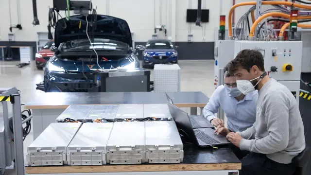 Batería de coche eléctrico.