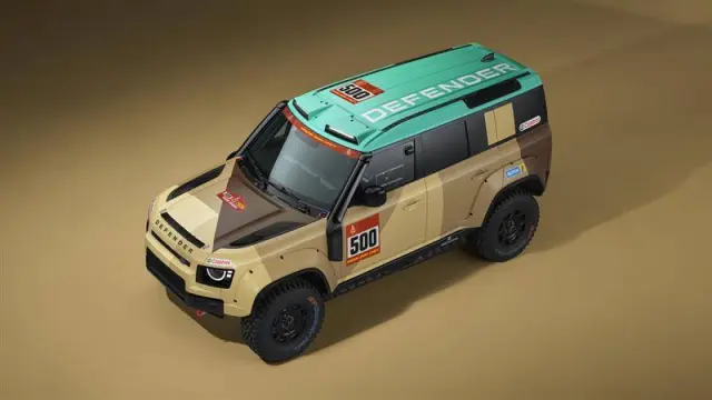 Así se verá desde arriba el coche del Defender Rally