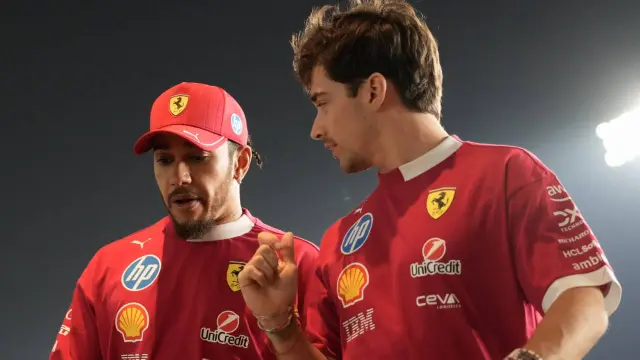 La charla entre Leclerc y Hamilton en Qatar