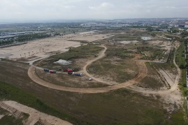 Las obras avanzan en La Monumental, una zona donde destaca su peraltada.