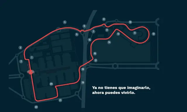 El plano del trazado del Madring