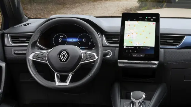 Interior del Renault Captur.