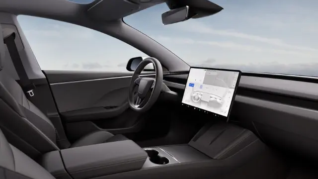 Interior del Tesla Model 3 Standard.