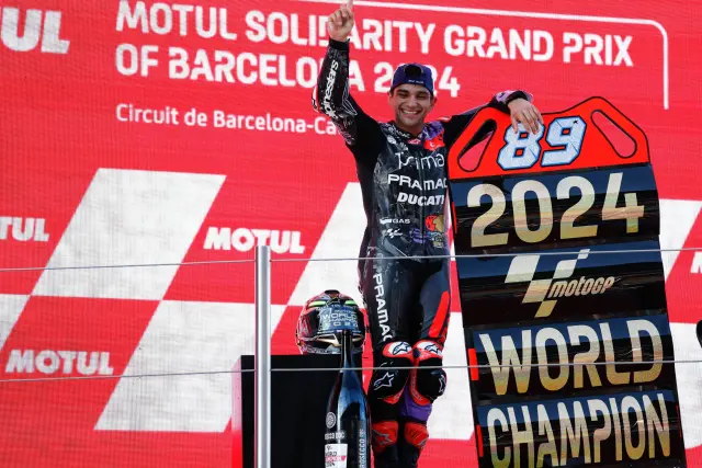 La felicidad de Jorge Martín al salir campeón en 2024