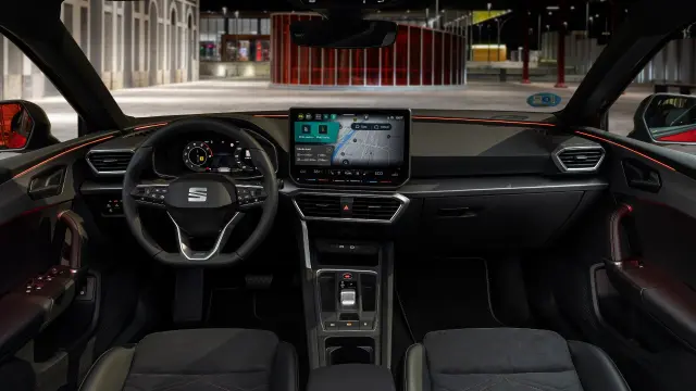 Interior del Seat León.
