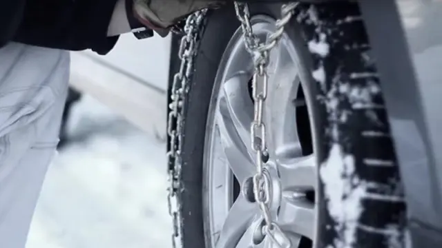 Cadenas de nieve.