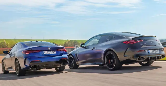 Comparativa del BMW M440i vs. Mercedes-AMG CLE 53. Zagas.
