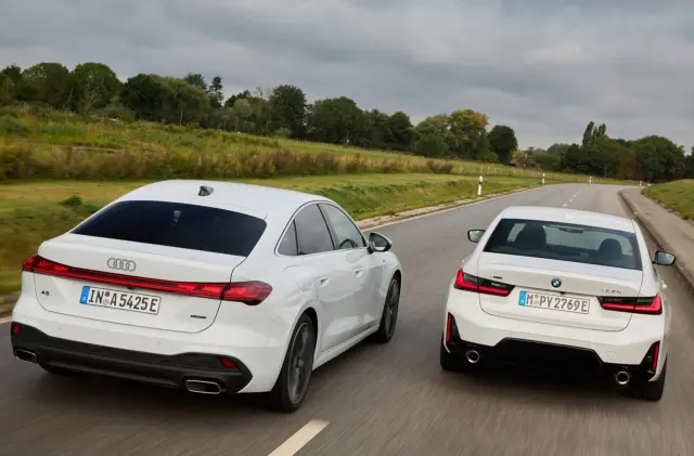 Comparativa del Audi A5 e-hybrid quattro vs BMW 330e xDrive. Zagas.