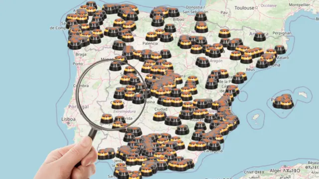 La DGT refuerza el mensaje de anonimato de las balizas mientras este mapa pone en evidencia a la institución