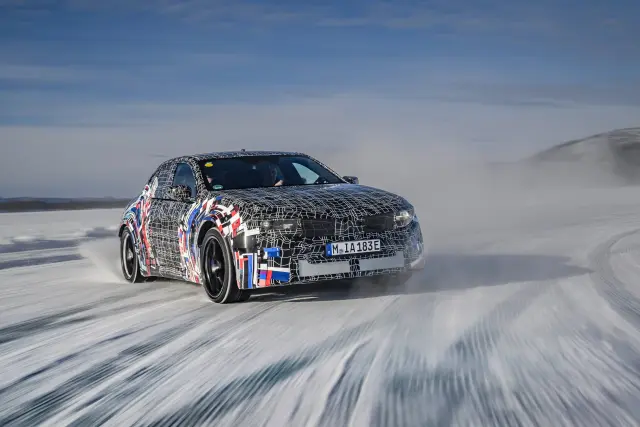 El M3 eléctrico en acción por primera vez