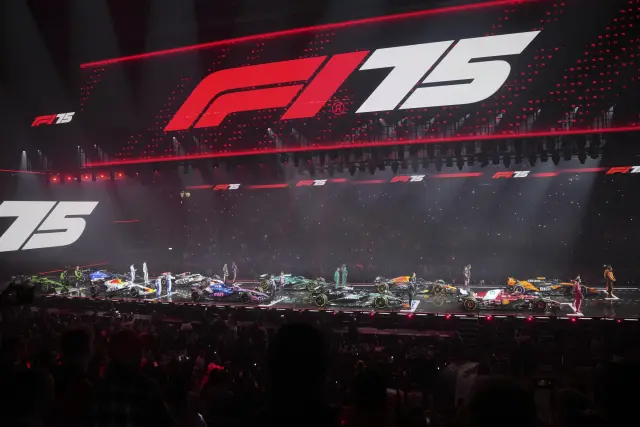 La presentación por el 75 aniversario de la F1