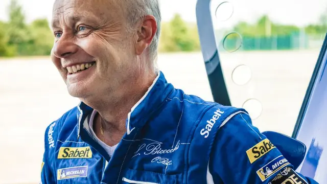 Loris Bicocchi, piloto de pruebas de Bugatti