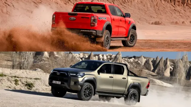 Dos de las pick ups que tiene Daniel Ricciardo