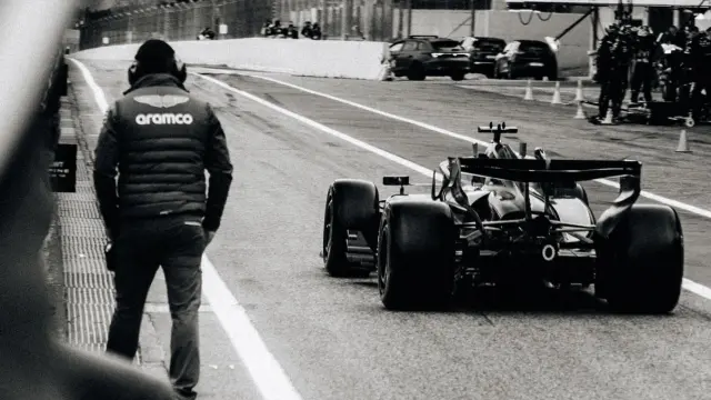 Aston Martin AMR26 en el Circuit de Barcelona-Catalunya