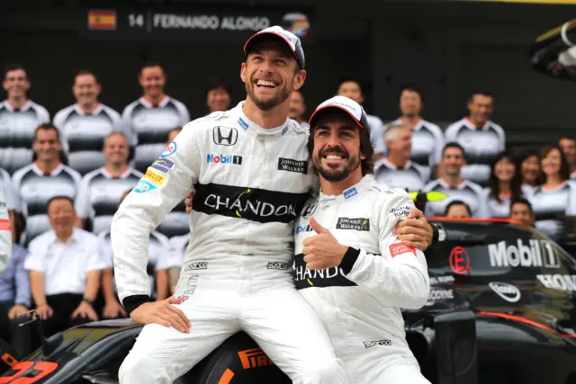 Button y Alonso se reencuentran en Aston Martin después de 10 años