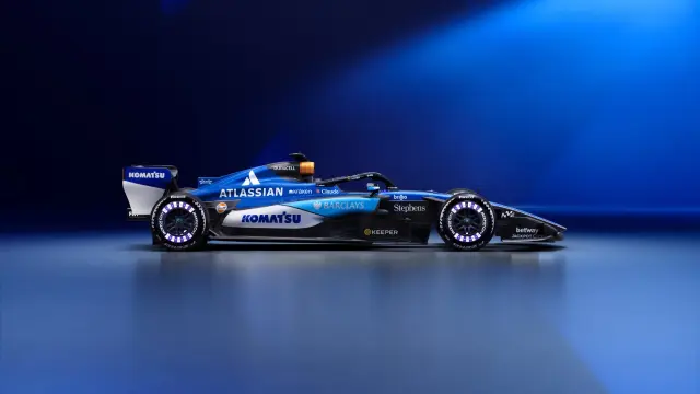 La visión lateral del nuevo Williams para 2026