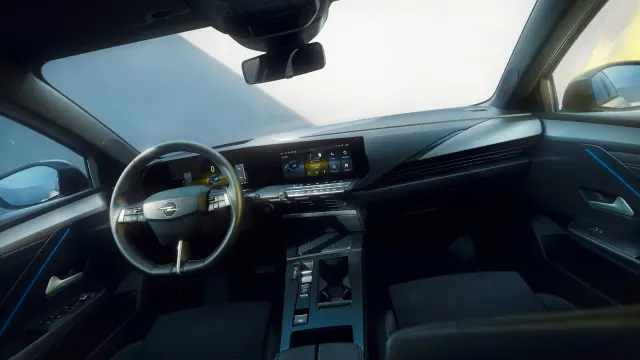 Interior del nuevo Opel Astra.