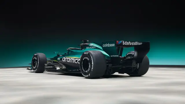 La parte trasera del coche creado por Adrian Newey