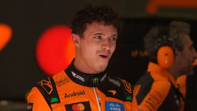 Lando Norris durante los test de pretemporada de 2026 en Baréin