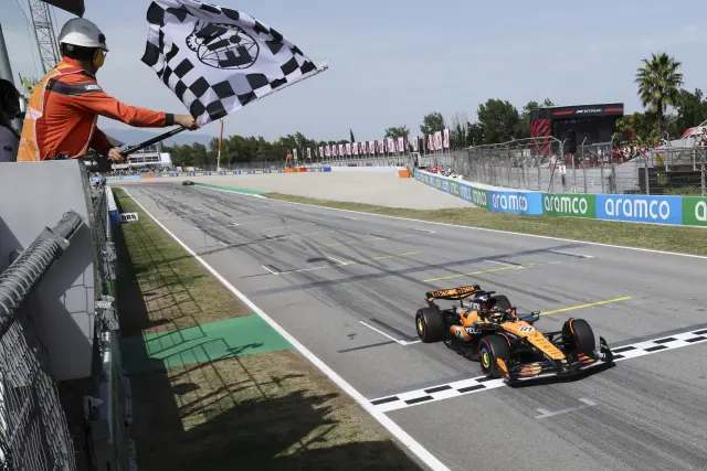 Oscar Piastri ganó en el último GP de Barcelona