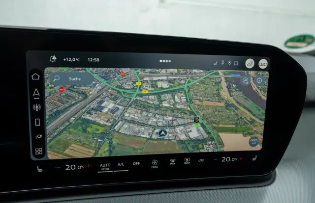He probado el Audi Q3 Sportback e-hybrid. Pantalla.