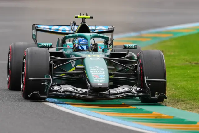 El AMR26 de Fernando Alonso en el GP de Australia