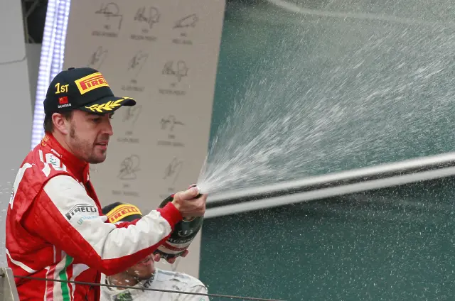 Alonso completó una carrera inmejorable en el año 2013 en el GP de China
