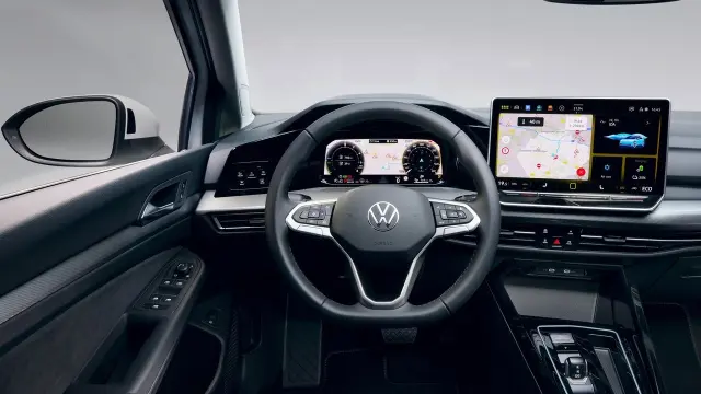 Interior del Volkswagen Golf.
