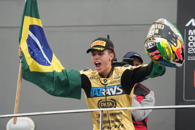 Diogo Moreira, piloto brasileño que este año se estrena en MotoGP con carrera en casa
