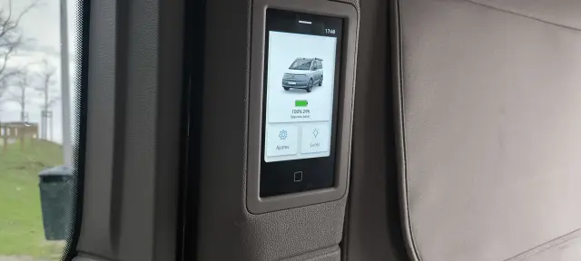 Display de control trasero de la VW California