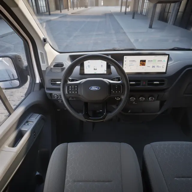 El cuadro de mandos de la Ford Transit City.