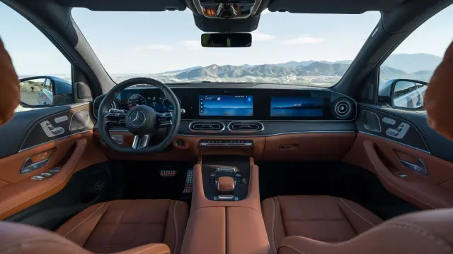 Interior del Mercedes GLE