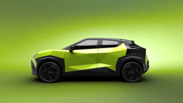 Visión lateral del nuevo Nissan Juke