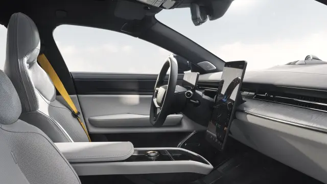 Interior del Polestar 5.