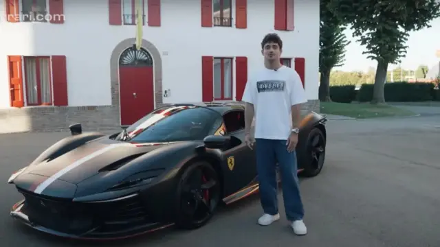 Leclerc personaliza igual su Fiat 500 que su Ferrari Daytona SP3