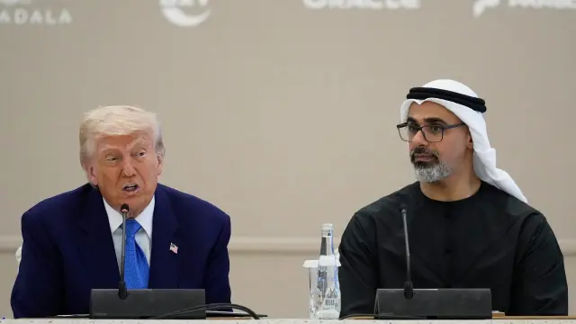 Dondal Trump y Mohamed Bin Zayed Al Nahyan.