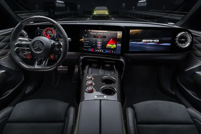 El interior del nuevo Mercedes AMG GT
