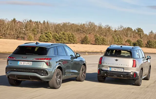 Comparamos el Audi Q3 SUV TFSI quattro vs Mini Countryman S All4. Zagas.