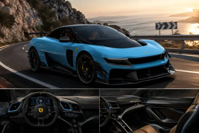 Primera alternativa al diseño del Ferrari eléctrico