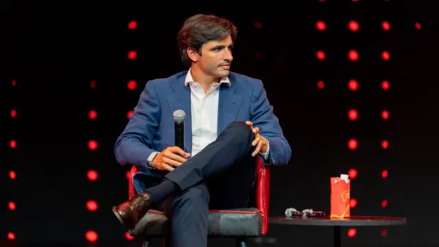 Carlos Sainz Jr durante la presentación del Madring F1