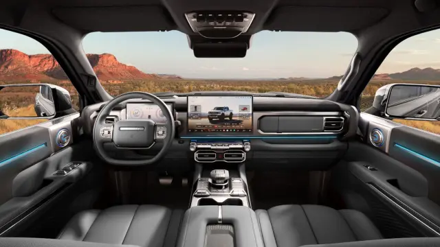 Interior del Chery Stockman.