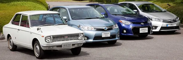 Nacimiento del Toyota Corolla.