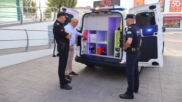 Nuevo vehículo de atestados de la Policía Local de Mijas.