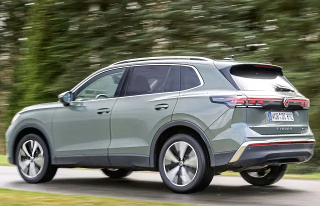 La zaga del Tiguan es robusta, muy al estilo Volkswagen.