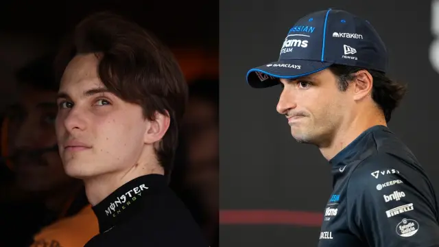 El enfado de Oscar Piastri con Carlos Sainz