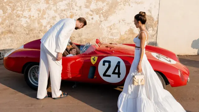 El Ferrari de Donnarumma es el mismo que el de Leclerc