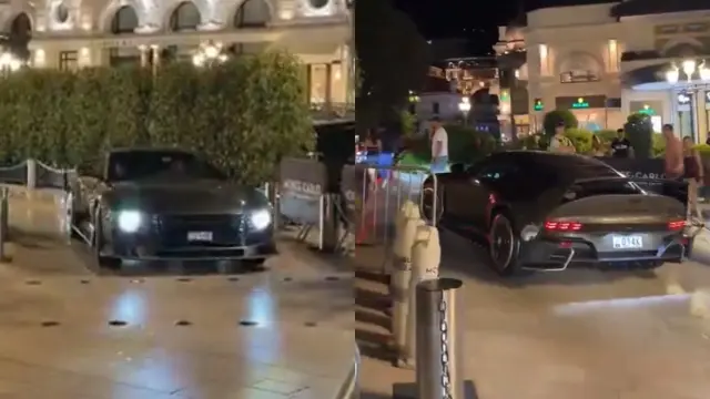 Fernando Alonso llega al Casino con el Valiant