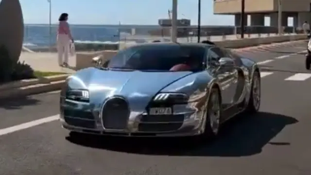 Alonso ya conduce su nuevo Bugatti